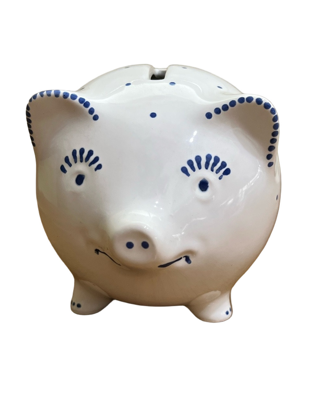 604. TIFFANY & CO. PIGGY BANK (KEY MISSING)